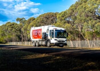 The Dennis Eagle Elite 6 is on track to capture at least 30 per cent of the wheelie bin waste market in Australia. Image: Penske